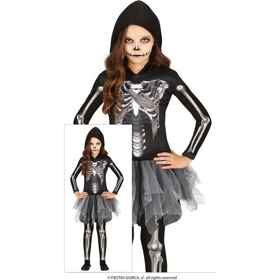 HOODED SKELETON, INFANTIL, 3 – 4 AÑOS image 0