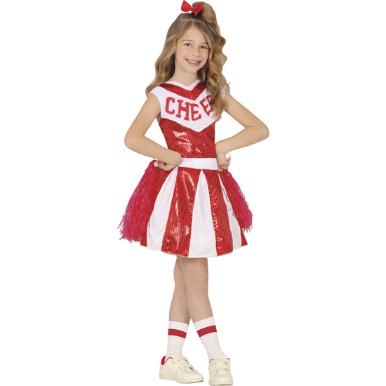 RED SEQUINED CHEERLEADER, INFANTIL, 7 – 9 AÑOS image 1