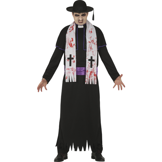 ZOMBIE PRIEST, ADULTO, 52 – 54 (L) image 1