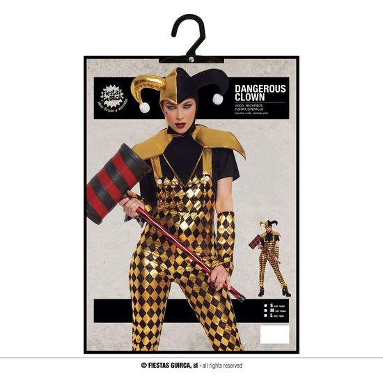 DANGEROUS CLOWN, ADULTA, 36 – 38 (S) image 4