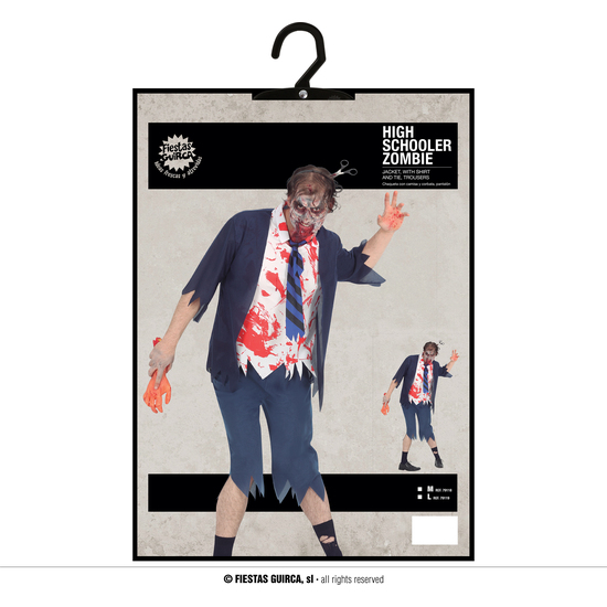 ZOMBIE HIGH SCHOOLER, ADULTO, 48 – 50 (M) image 4