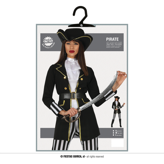WOMAN PIRATE, ADULTA, 42 – 44 (L) image 4