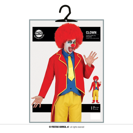 CLOWN SUIT, ADULTO, 48 – 50 (M) image 4