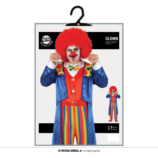 CLOWN, ADULTO, 52 – 54 (L) image 4