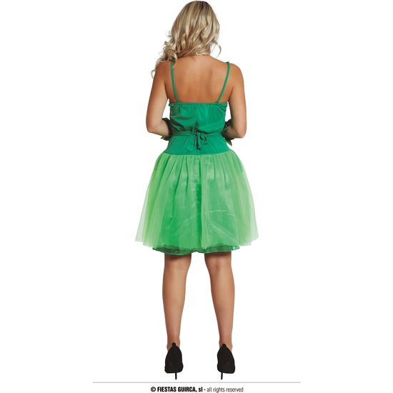VESTIDO FANTASIA VERDE TIERRA, ADULTA, 42 – 44 (L) image 2