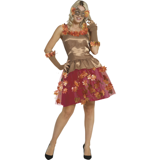 VESTIDO FANTASIA MARRON TIERRA ADULTA 38 40 image 1