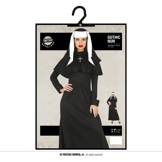 GOTHIC NUN, ADULTA, 42 – 44 (L) image 4