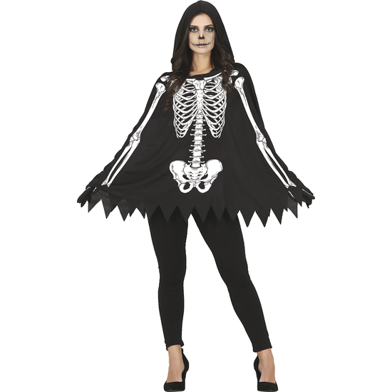 SKELETON PONCHO, ADULTA, 42 – 44 (L) image 1