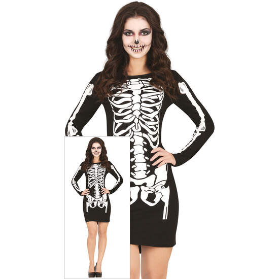 SKELETON DRESS, ADULTA, 36 – 38 (S) image 0