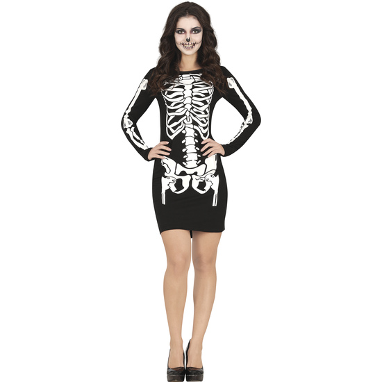 SKELETON DRESS, ADULTA, 36 – 38 (S) image 1