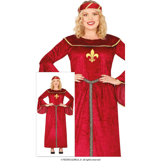 MEDIEVAL PRINCESS,  ADULTA, 44 – 46 (XL) image 0