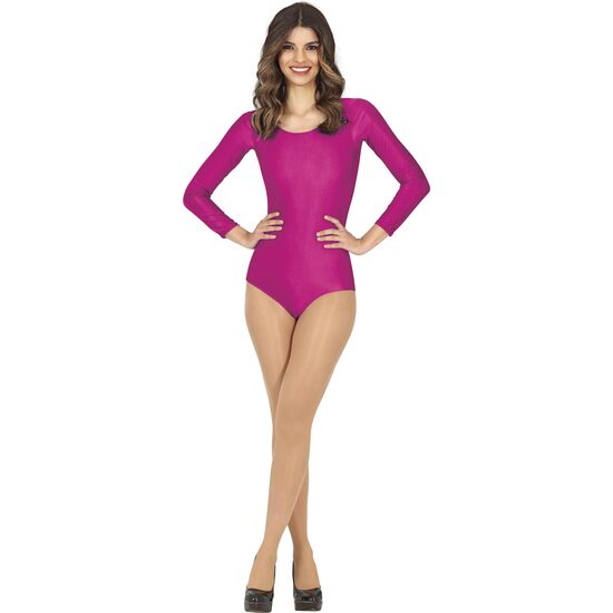 MAILLOT MANGA LARGA FUCSIA, ADULTA, 42 – 44 (L) image 0