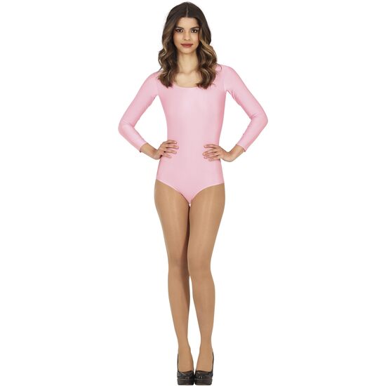 MAILLOT MANGA LARGA ROSA, ADULTA, 42 – 44 (L) image 0
