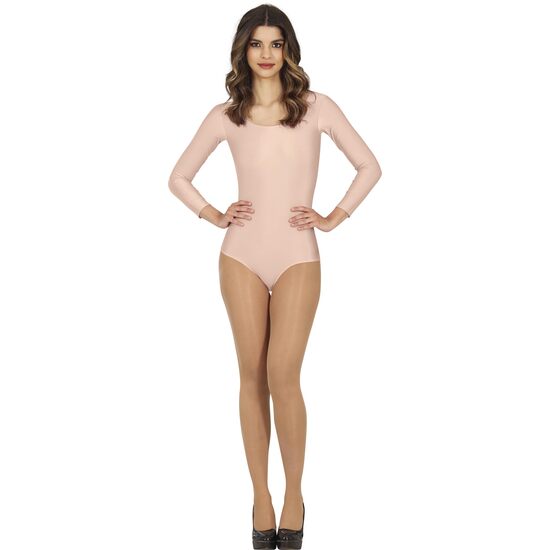 MAILLOT MANGA LARGA CARNE, ADULTA, 38 - 40 (M) image 0