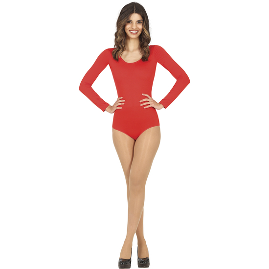 MAILLOT MANGA LARGA ROJO, ADULTA, 42 – 44 (L) image 1