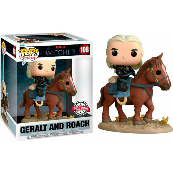 FIGURA POP THE WITCHER GERALT AND ROACH EXCLUSIVE image 2