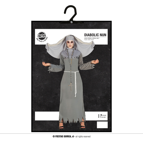 EVIL NUN, ADULTA, 42 – 44 (L) image 4