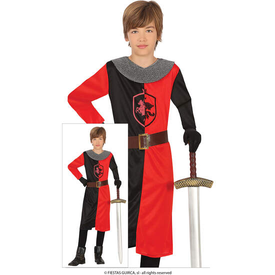 RED MEDIEVAL KNIGHT, INFANTIL, 5 – 6 AÑOS image 0