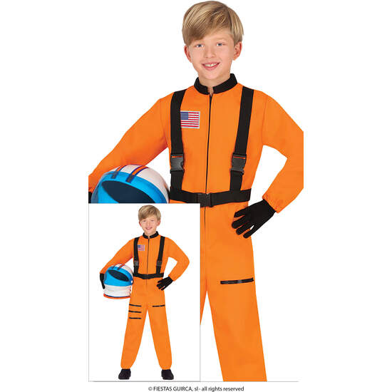 ORANGE ASTRONAUT, INFANTIL, 10 – 12 AÑOS image 0