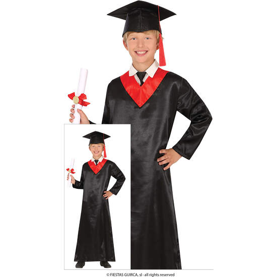 RED AND BLACK GRADUTATED, INFANTIL, 10 – 12 AÑOS image 0