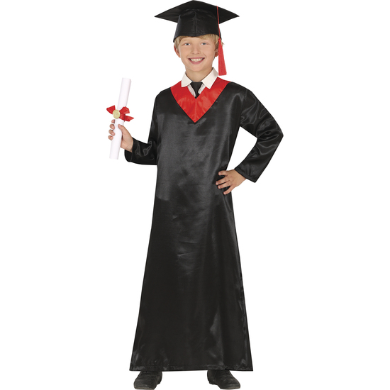 RED AND BLACK GRADUTATED, INFANTIL, 10 – 12 AÑOS image 1