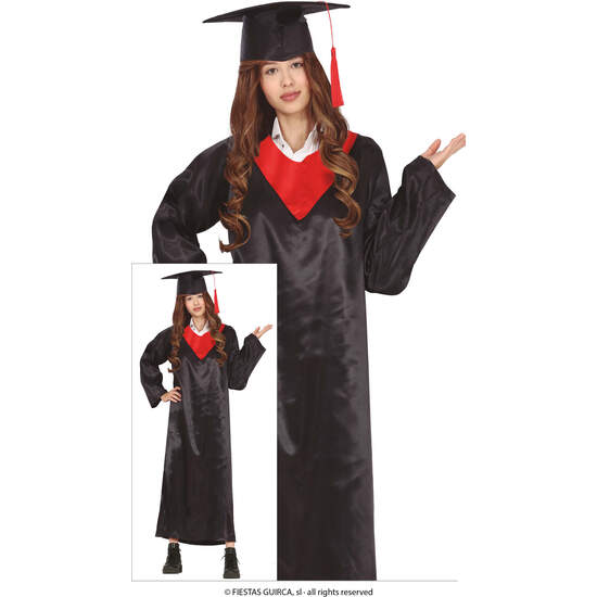 RED AND BLACK GRADUTATED, TEEN, 14 – 16 AÑOS image 0