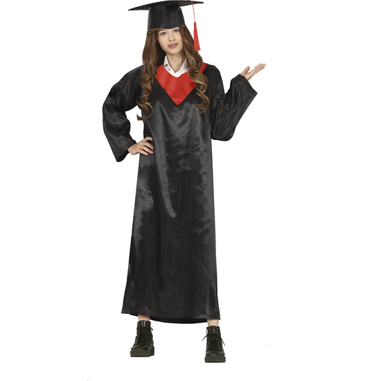 RED AND BLACK GRADUTATED, TEEN, 14 – 16 AÑOS image 1