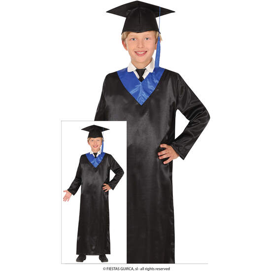 BLUE AND BLACK GRADUTATED, INFANTIL, 7 – 9 AÑOS image 0