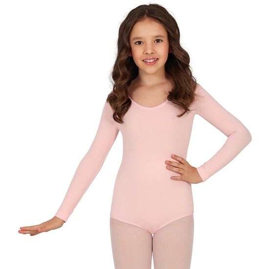MAILLOT MANGA LARGA ROSA, INFANTIL, 9 – 12 AÑOS image 0