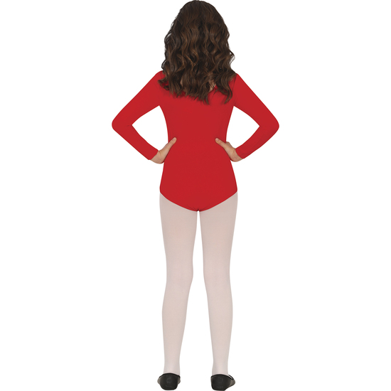 MAILLOT MANGA LARGA ROJO, INFANTIL, 3 – 5 AÑOS image 2