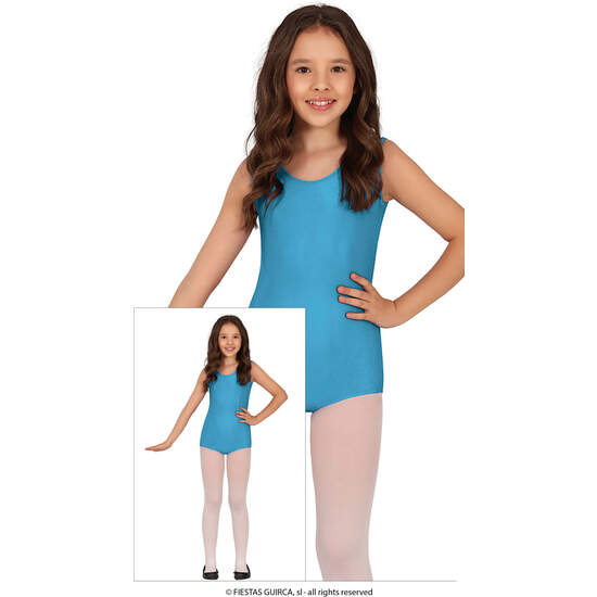 MAILLOT SIN MANGAS TURQUESA, INFANTIL, 3 – 5 AÑOS image 0