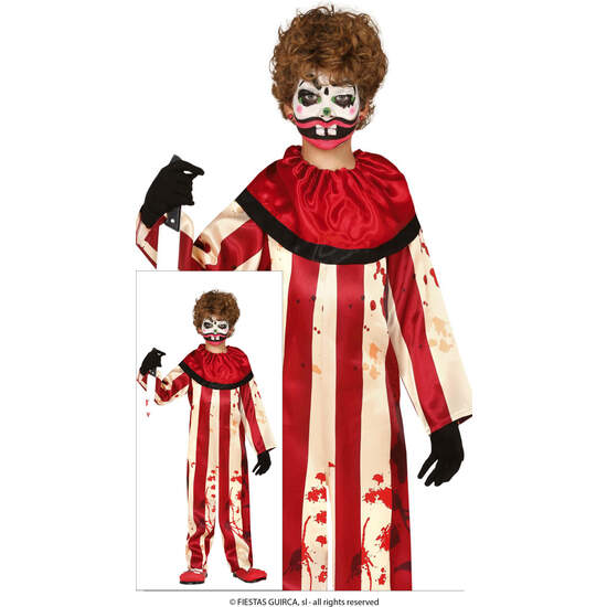 STRIPED CLOWN, INFANTIL, 10 – 12 AÑOS image 0
