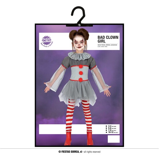 BAD CLOWN GIRLS, INFANTIL, 5 – 6 AÑOS image 4