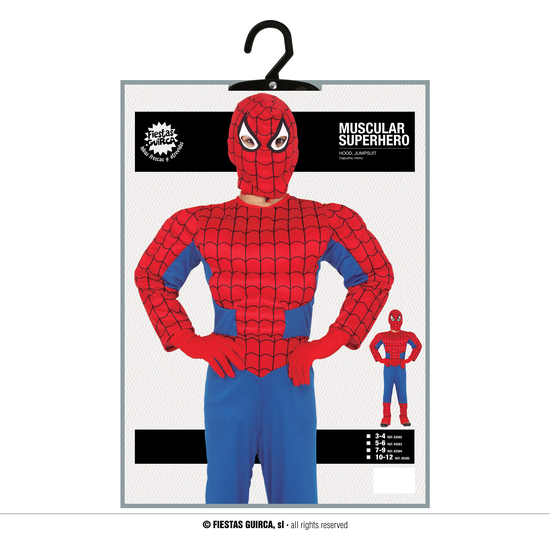 SUPERHEROE MUSCULOSO, INFANTIL, 5 – 6 AÑOS image 4