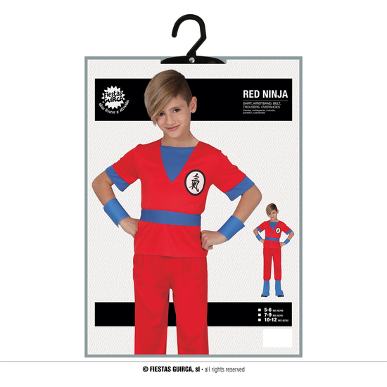 NINJA ROJO, INFANTIL, 3 – 4 AÑOS image 4
