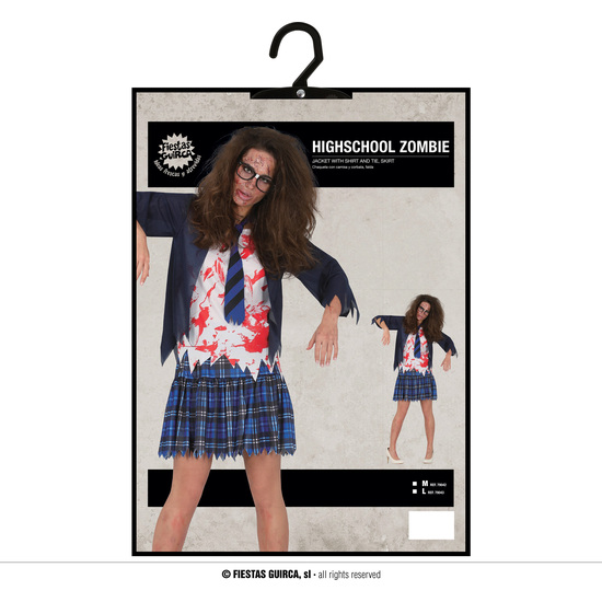 DEAD HIGH SCHOOLER, ADULTA, 54 – 56 (XL) image 4