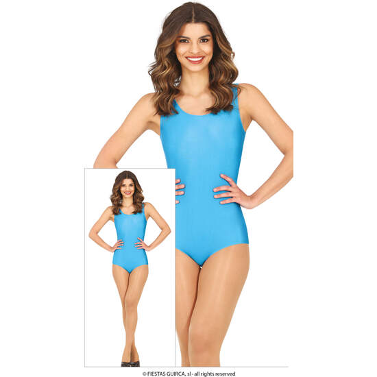 MAILLOT SIN MANGAS TURQUESA, ADULTA, 38 - 40 (M) image 0