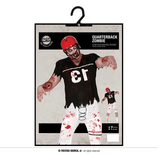 QUARTERBACK ZOMBIE, ADULTO, 54 – 56 (XL) image 4