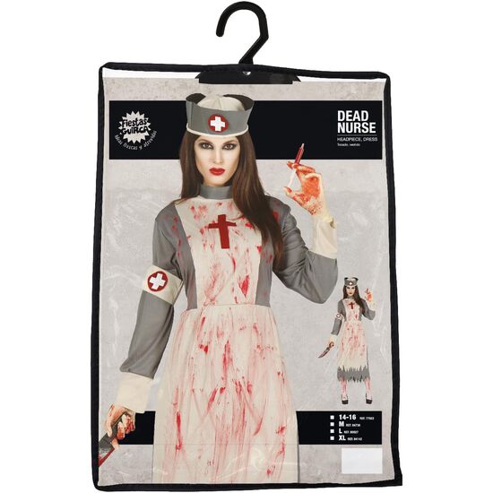 DEAD NURSE, ADULTA, 44 – 46 (XL) image 3