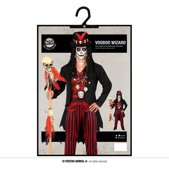 CHAMAN VOODOO, ADULTO, 54 – 56 (XL) image 4
