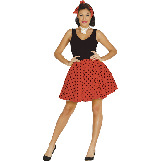 SET PIN UP ROJO, ADULTA, 42 – 44 (L) image 1