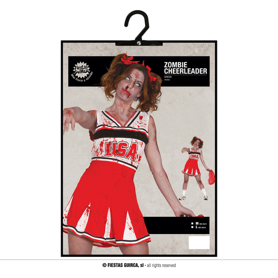 CHEERLEADER ZOMBIE, ADULTA, 42 – 44 (L) image 4