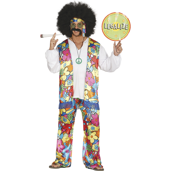 HIPPIE RAINBOW, ADULTO, 52 – 54 (L) image 1