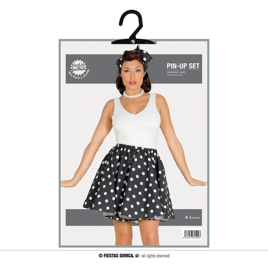 SET PIN UP NEGRO, ADULTA, 42 – 44 (L) image 4