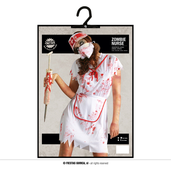 ZOMBIE NURSE, ADULTA, 38 - 40 (M) image 4