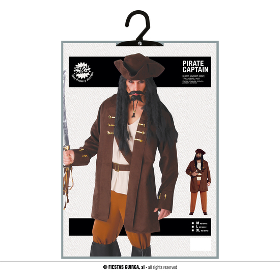 CAPITAN PIRATA, ADULTO, 54 – 56 (XL) image 4