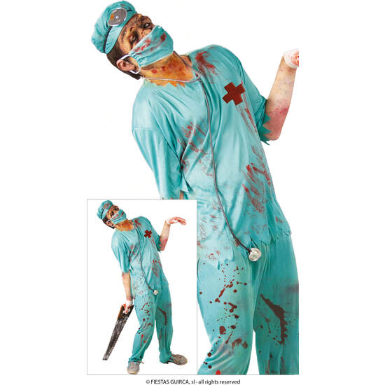 ZOMBIE SURGEON, ADULTO, 48 – 50 (M) image 0