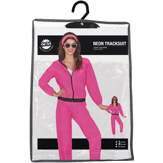PINK NEON TRACKSUIT, ADULTA, 38 - 40 (M) image 3