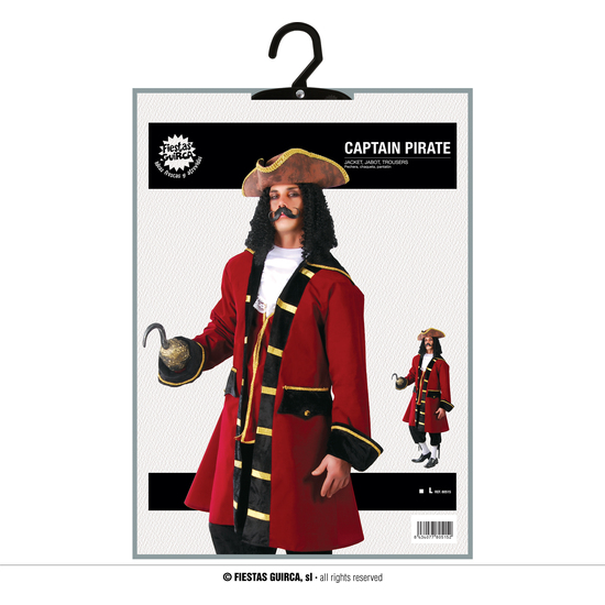 CAPITAN PIRATA, ADULTO, 56 - 58 (XXL) image 4