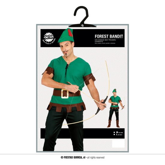 BANDIDO DEL BOSQUE, ADULTO, 54 – 56 (XL) image 4
